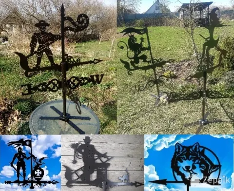 Адресные таблички, флюгера, ворота, заборы