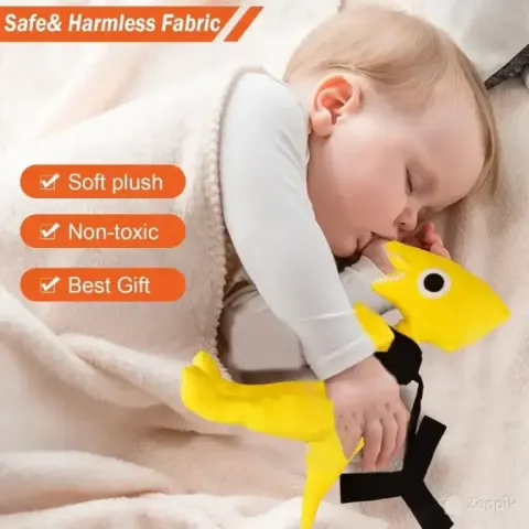 GEWDW Roblox plüüsist mänguasi, kollane