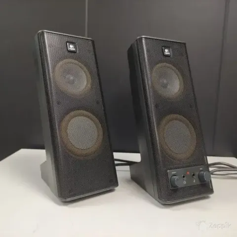 Logitech S-0264B 2.0 kõlarid 3.5mm / testitud / võrgutoide