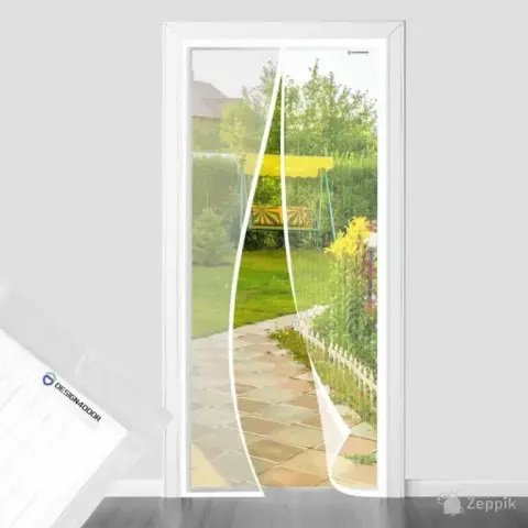 design4door Magnetiline sääsevõrk uksele 80x240 cm, valge