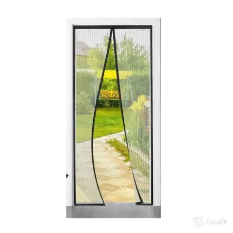 design4door magnetiline sääsevõrk uksele 105x220cm, must