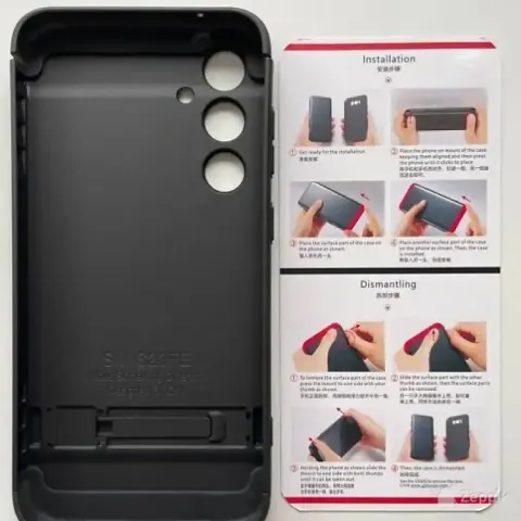 lot uus ohd umbris samsung s23 fe 5g jaoks must