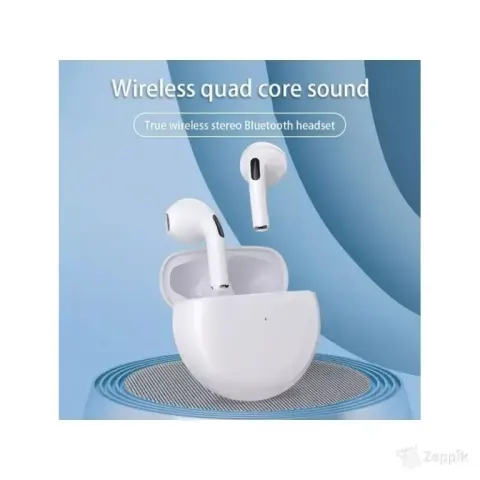 Generic Pro 6 juhtmevabad Bluetooth-kõrvaklapid Hi-Fi stereoheliga, sinine