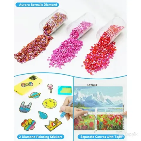 ARTDOT teemantmosaiik "Lilled", 2 tk