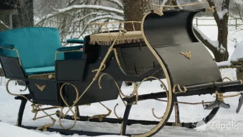 For sale original restauried german sledges with known history, Сани