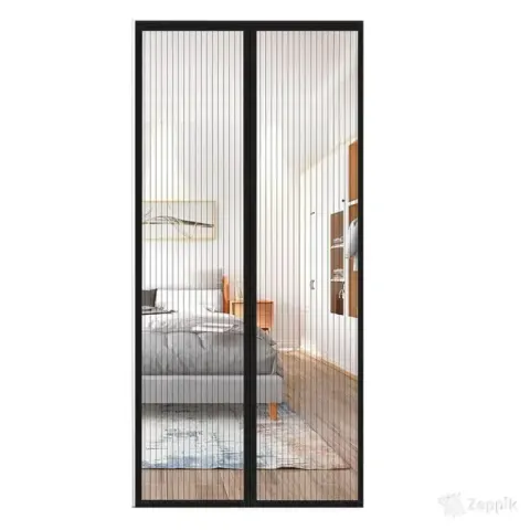 Meet Beauty magnetiline sääsevõrk uksele 105×220 cm, must