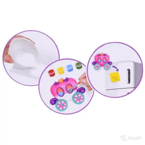 Magnetite meisterdamise komplekt kipsist - Printsess