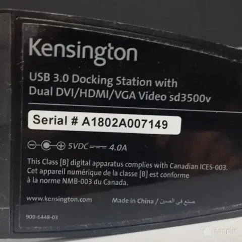 Kensington M01167 USB 3.0 Docking Station