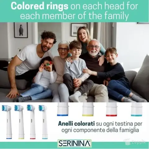 lot uus serinina elektrilise hambaharja otsik oral b 8 tk