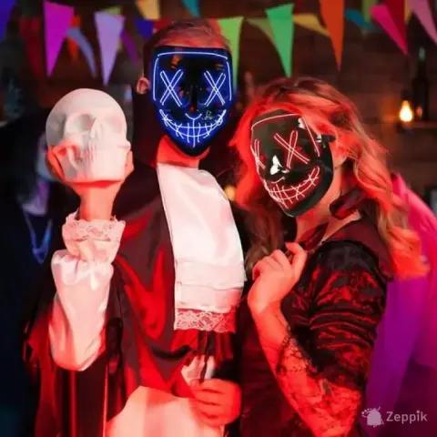 lot uus daikoye led halloweeni mask
