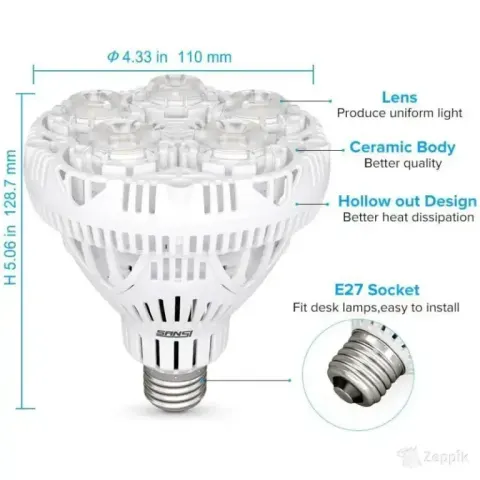LED lamp Sansi 24 W toataimedele