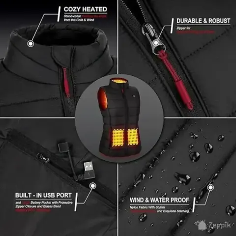 lot uus agug ag11 soojendusega vest naistele