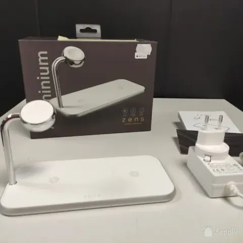 Zens Dual Aluminium Wireless Charger + Apple Watch 10W