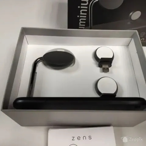 Zens Magnetic + Watch Aluminium Wireless Charger(ZEDC18B/00)