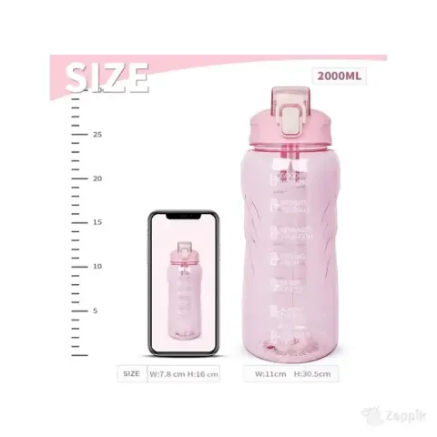 Justfwater veepudel kõrrega, 2 l