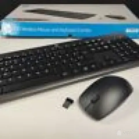HP 235 juhtmevaba klaviatuur ja hiir, USB, must