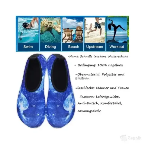 Ujumisjalatsid Sixspace, Blue, 46 EU
