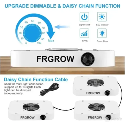 Taimelamp FRGROW B0CZLJW764, 130 W