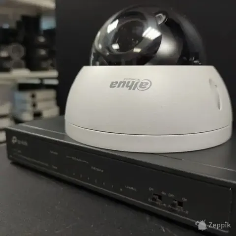 Dahua 4K NVR komplekt + 4 IP-kaamerat + TP-Link PoE switch