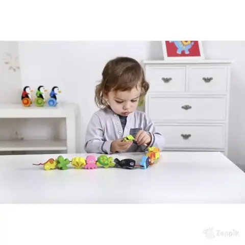 Puidust mitmevärvilised klotsid Andreu Toys TKB511-B