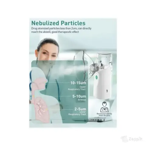 Juhtmeta Elektriline inhalaator - Nebulisaator - Aurumasin MESH NEBULIZER