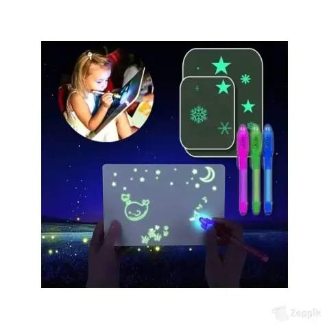 lichtzauber Joonistuslaud, UV-lamp, Secret pliiats