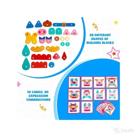 Laste Montessori puslelaud Siairo