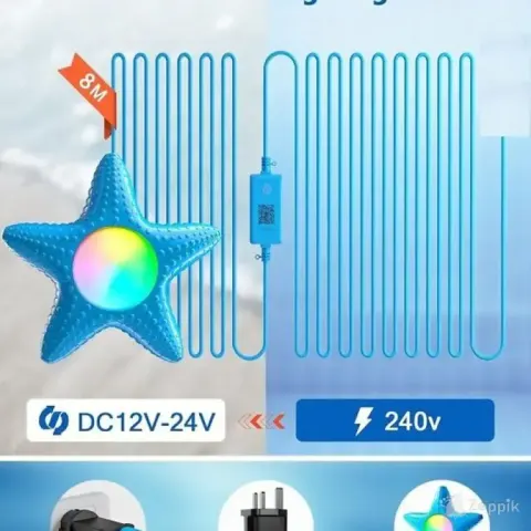 led basseinivalgusti rgb dansioye lf 7218 12 v 8 m