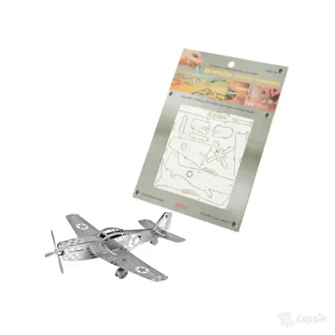 Metallpusle 3D "P-51 Mustang"