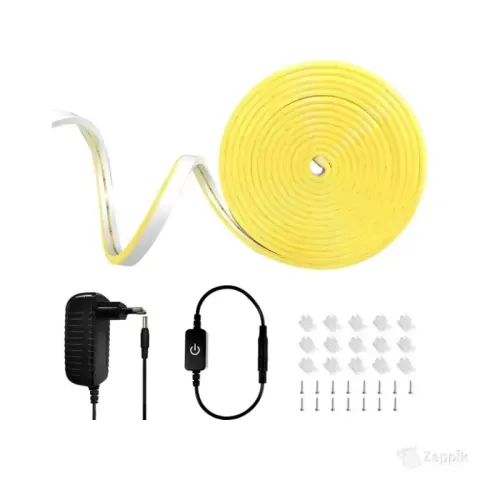 Segrass Y5m neoon LED riba, kollane 5 m