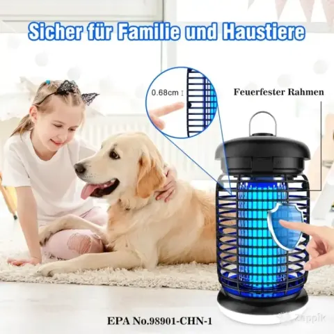 Seenlast elektriline putukamõrvar, 15W, putukapüüdja UV-lamp