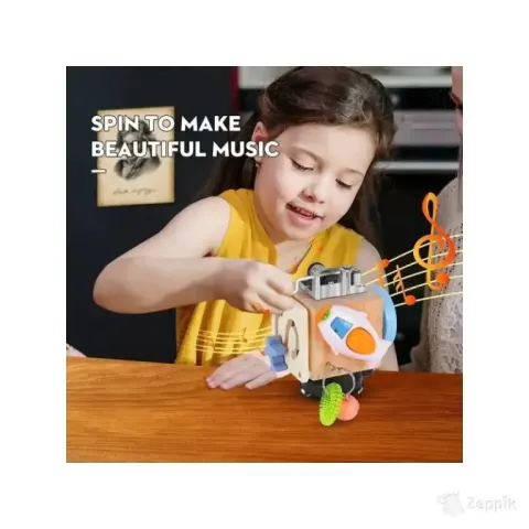 Muusikaline hariv sensoorne kuubik lastele Busy Cube