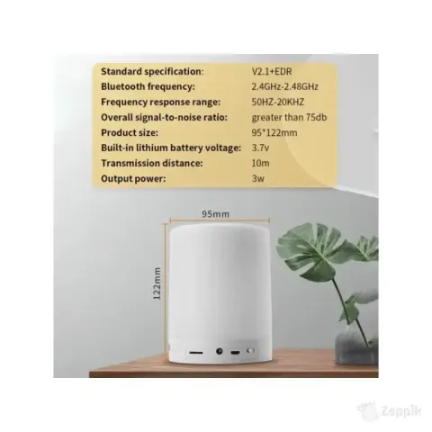 Kaasaskantav juhtmevaba Bluetooth LED-kõlar