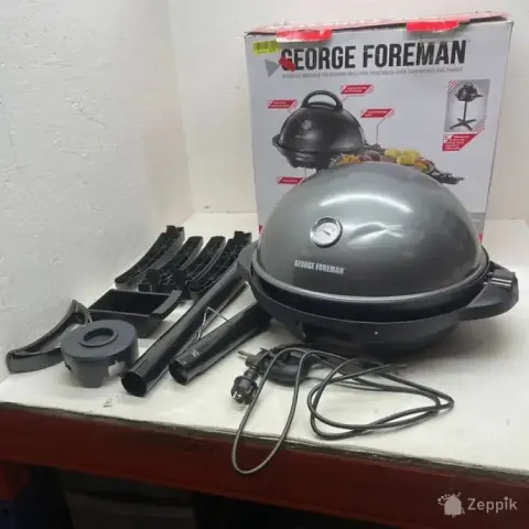 lot george foreman grill 44 5 cm elektrigrill