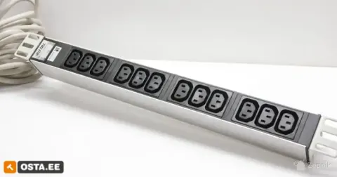 Rittal 7240.200 võrgufilter, 12 pistikupesa, 19" rack