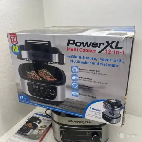 lot powerxl multikeetja 12 in 1 ohufrituur 5 7 l 2450 w