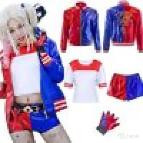 lot uus naiste karnevalikostuum amycute harley queen xxl