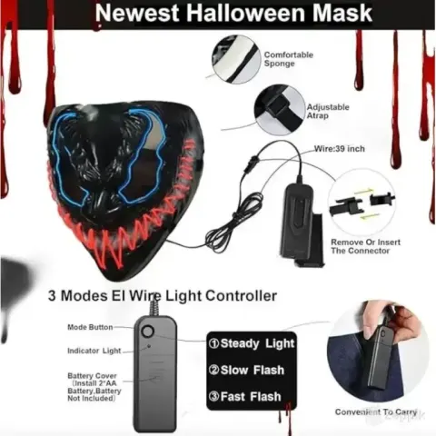 Halloweeni mask Depointer RV2, 2 tk
