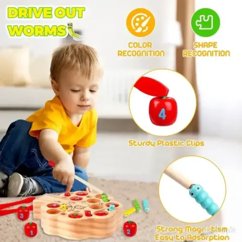 Puidust Montessori hariv mänguasi