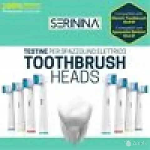 lot uus serinina elektrilise hambaharja otsik oral b 8 tk