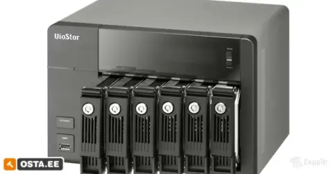 QNAP VS-6120 Pro+ NVR IP-kaameratele megapikslise salvestu