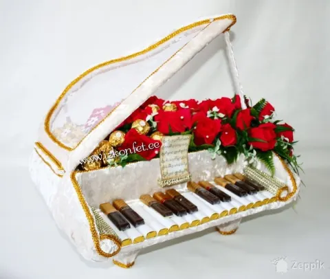 Букеты и подарки из конфет