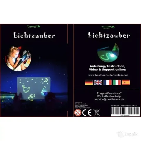 Lichtzauber Light Magic joonistustahvlite komplekt A3 + A5