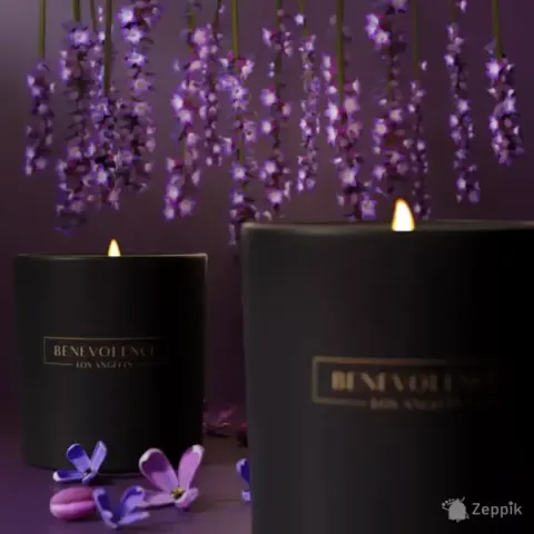 Aroomiküünal Benevolence LA, lavendel ja sirel