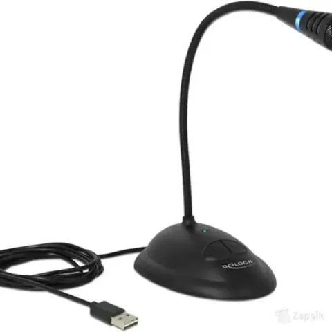 DeLOCK 65871 USB mikrofon Mute/On & Off, 1.7 m,
