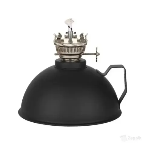 Amanigo petrooleumilamp, 19 cm, matt must Õlilamp