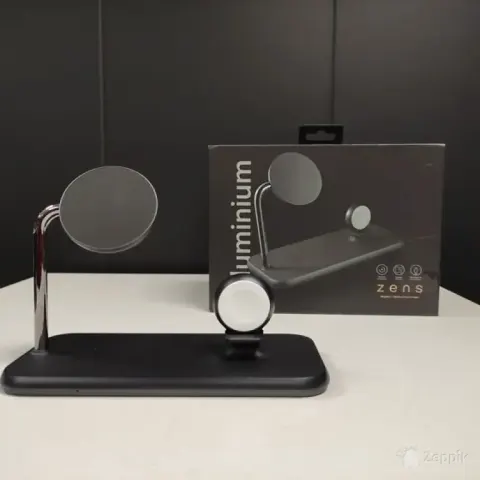 Zens Magnetic + Watch Aluminium Wireless Charger(ZEDC18B/00)