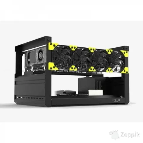 Veddha T2 Mining Rig 6 GPU - lahti raam - korpus