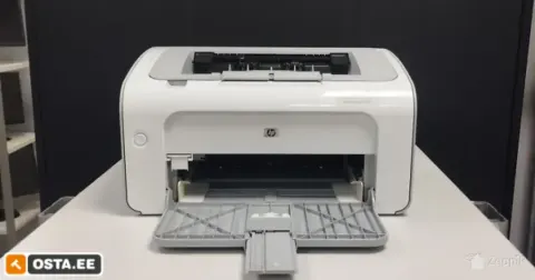 HP LaserJet P1102 laserprinter + 4 tonerkassetid