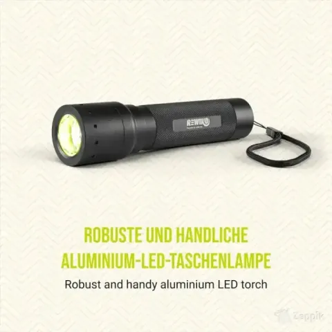 Rewind LED-taskulamp BST-000238